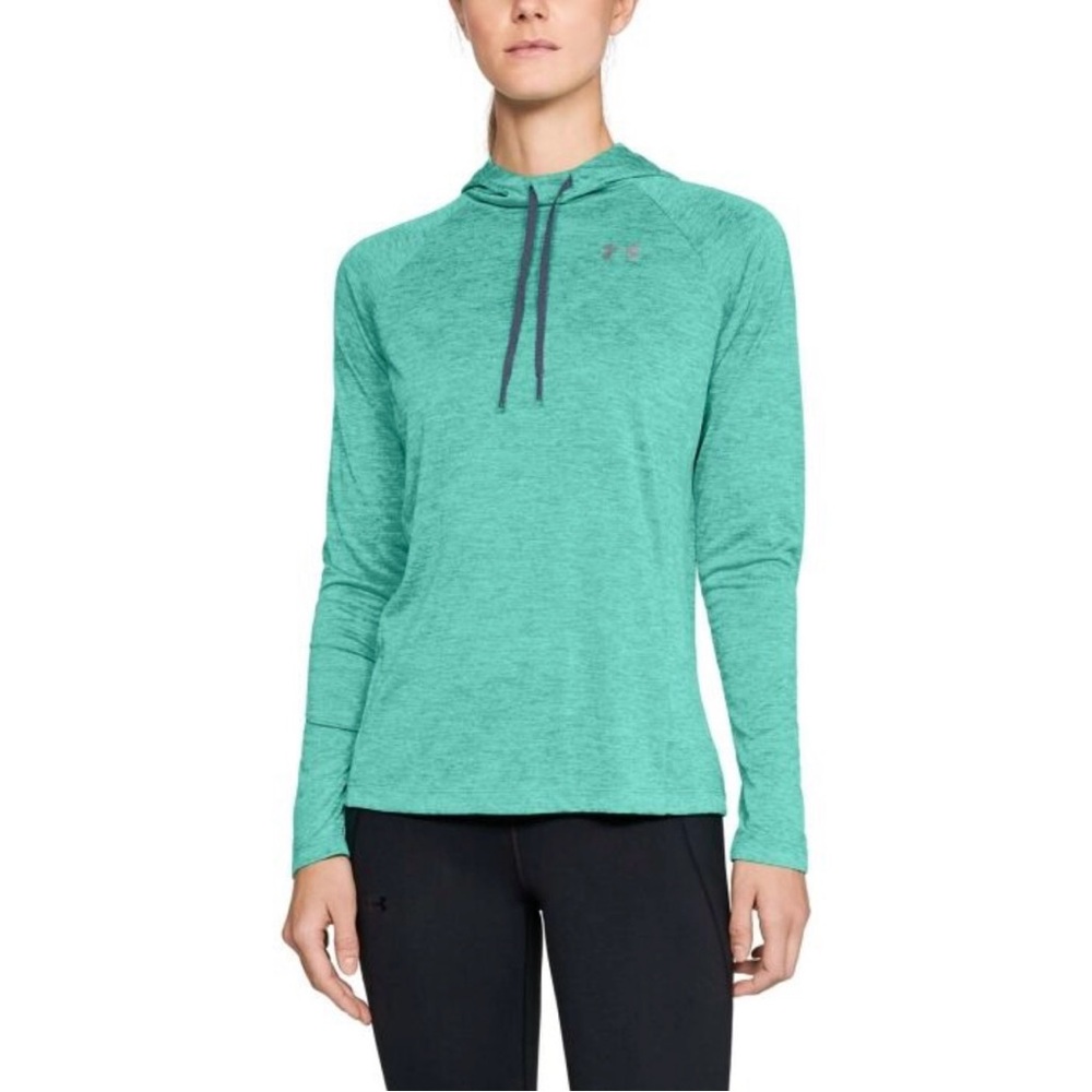 UNDER ARMOUR Loose Mint Green Heat Gear Pullover Hoodie | Size Medium